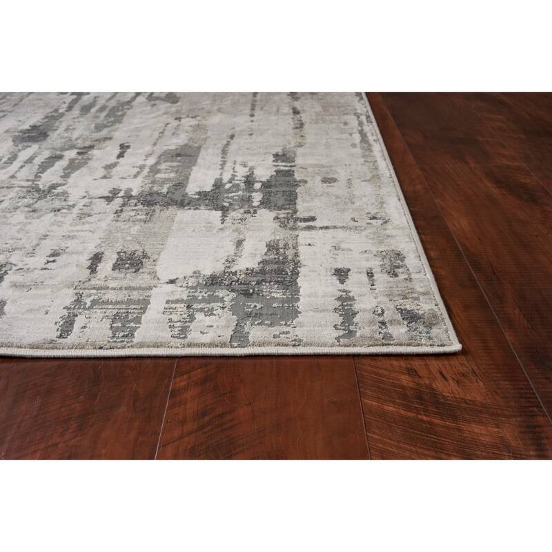 Carbon Loft Hartvien Distressed Splash Rug
