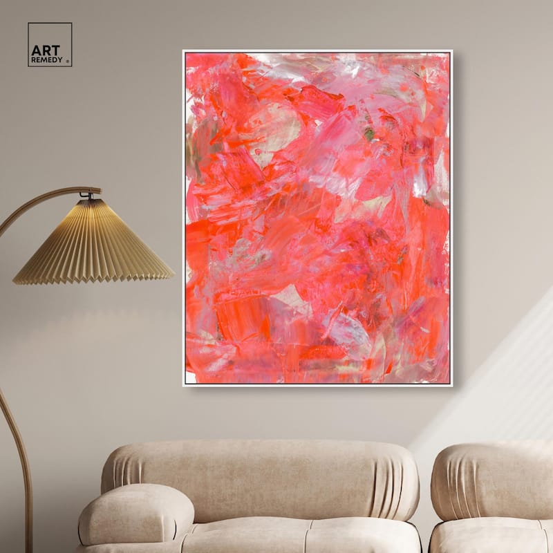 Shades of Red I Canvas by Art Remedy