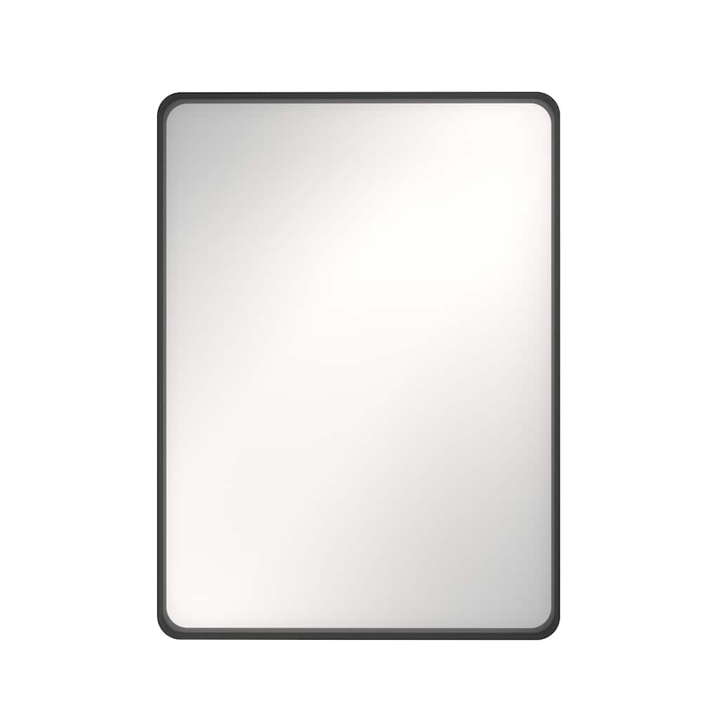 Modern Rectangular Bathroom Vanity Mirror with Aluminum Frame, HD Shatter-Resistant Anti-Corrosion Wall Mirror