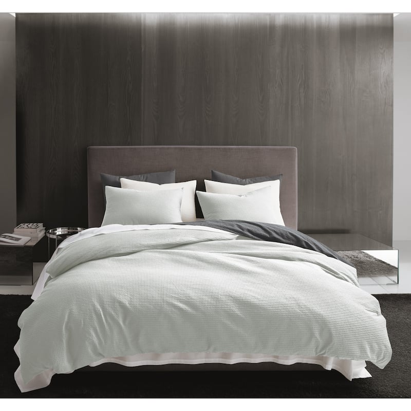 Vera Wang Waffle Pique Cotton Comforter Set
