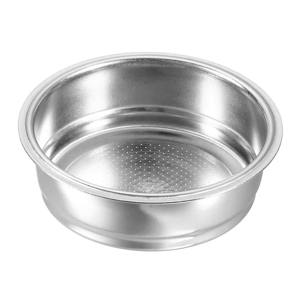 51mm Coffee Filter Basket, 1-Cup Stainless Steel Espresso Coffee Machine Bowl - Silver