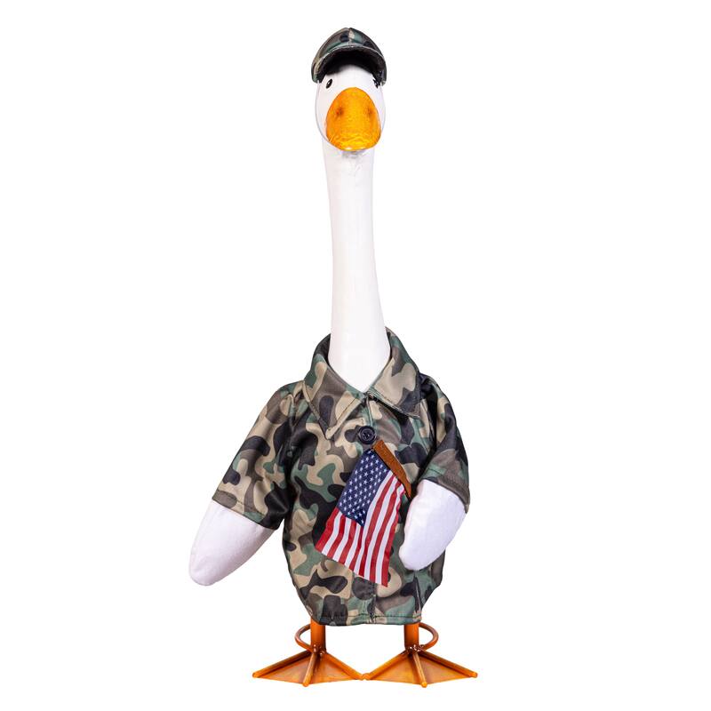 Porch Goose Outfit for Garden Statue