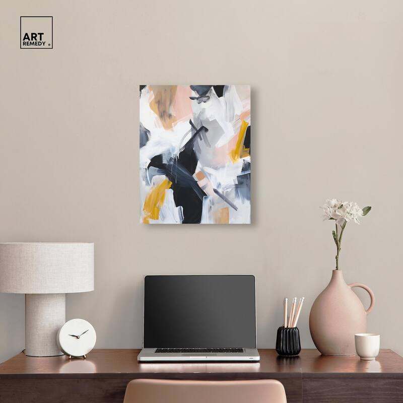 Rustic Noir Canvas by Art Remedy, Gallery Wrapped