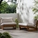 preview thumbnail 4 of 36, Sherwood Outdoor Club Chairs (Set of 2) by Christopher Knight Home