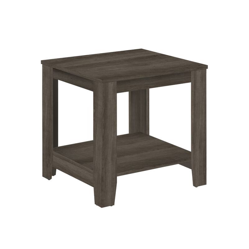 HomeRoots Set of Three 42" Oak Coffee Table With Three Shelves - 42' X '17' X '20.5