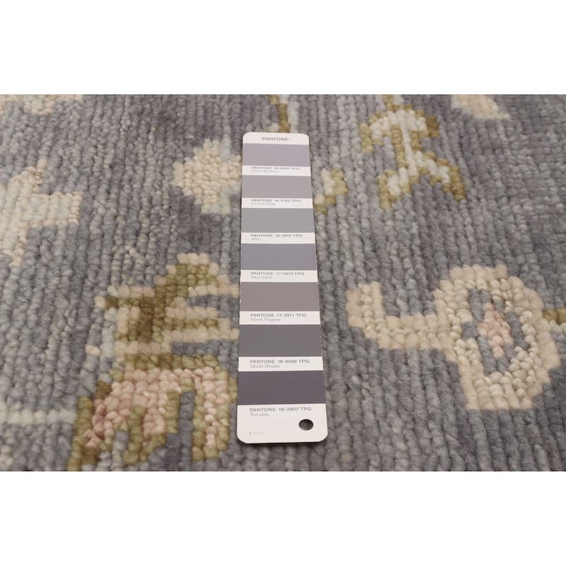 ECARPETGALLERY Hand-knotted Jules Serapi Grey Wool Rug - 7'10 x 9'11