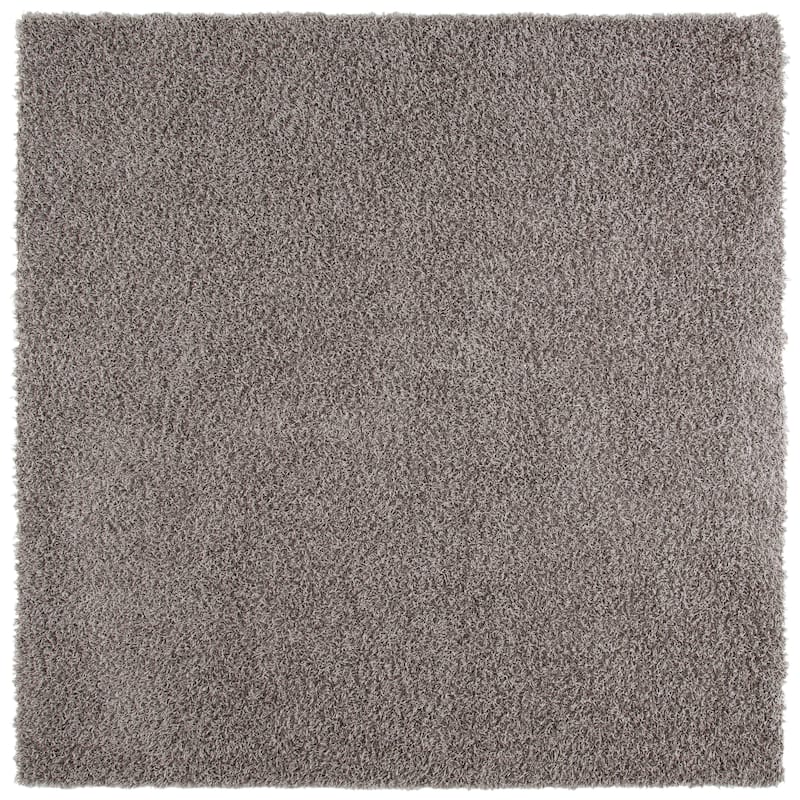 SAFAVIEH Monterey Handmade Shag Area Rug - 5' x 5' Square - Silver