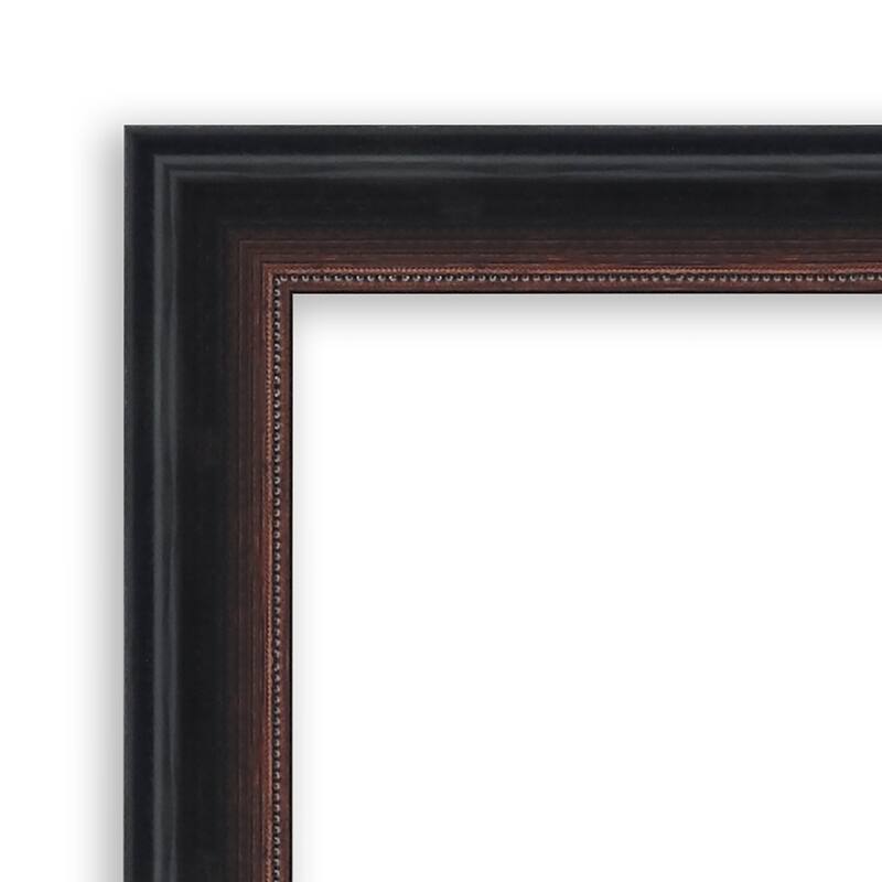 Salon Scoop Copper Wood Framed White Corkboard Bulletin Board