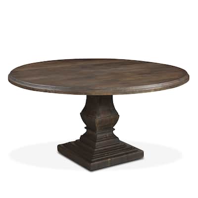 Toulon 60" Round Weathered Mango Dining Table