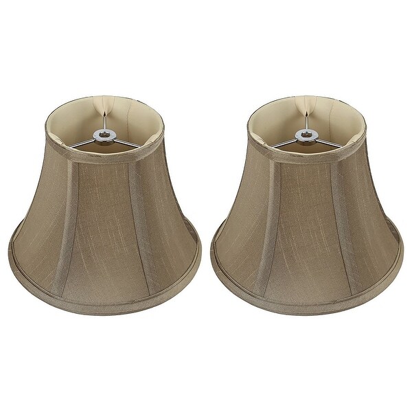 Faux Silk Bell Lamp Shade 5 inch Top 9 inch Bottom 7 inch Slant On Sale Bed Bath Beyond 30786017