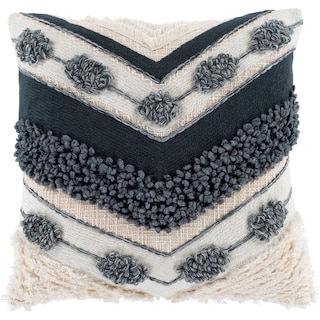 Rianna Chunky Textured Farmhouse Throw Pillow