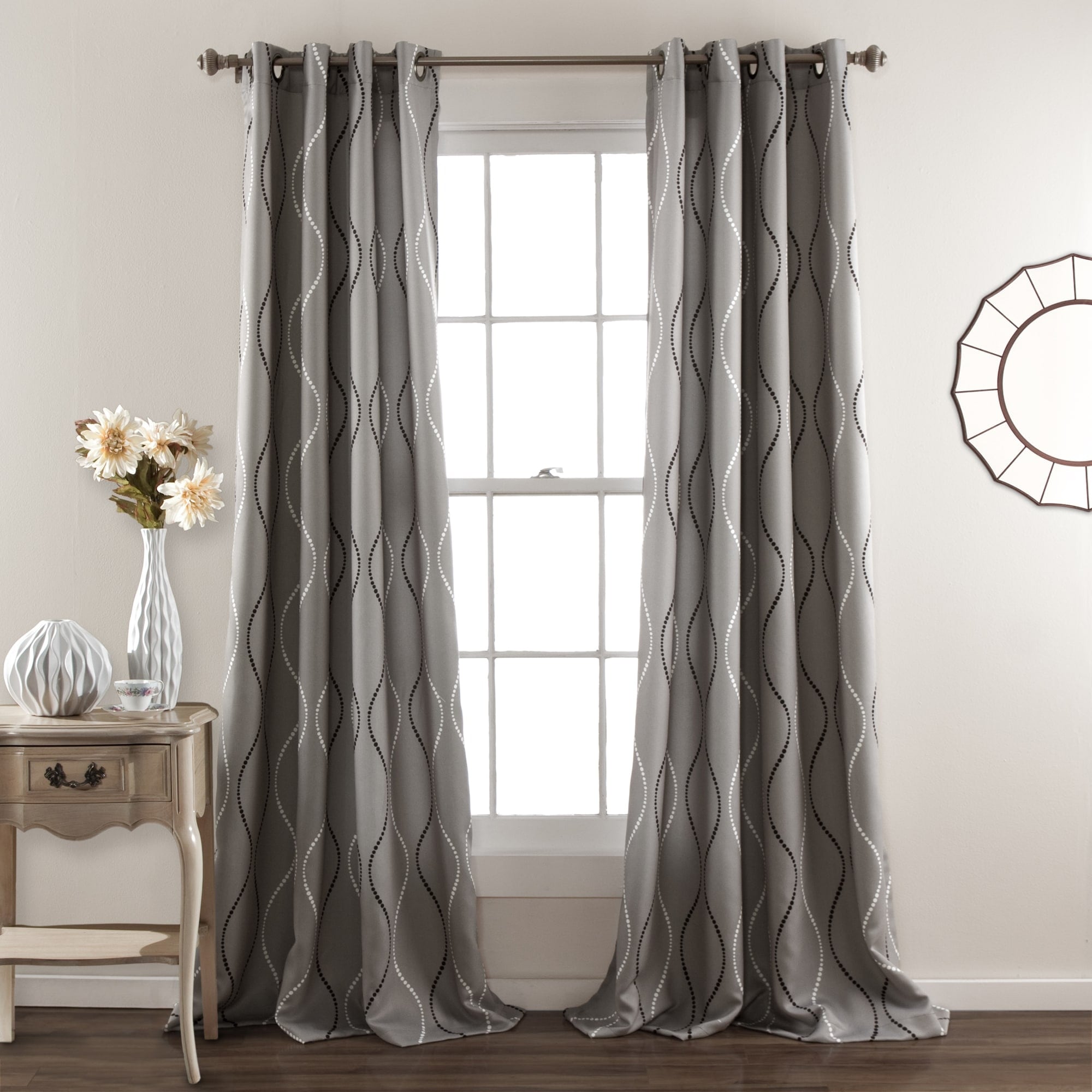 Lush Decor Insulated Back Tab Blackout Curtain Panel Set, Lush Decor