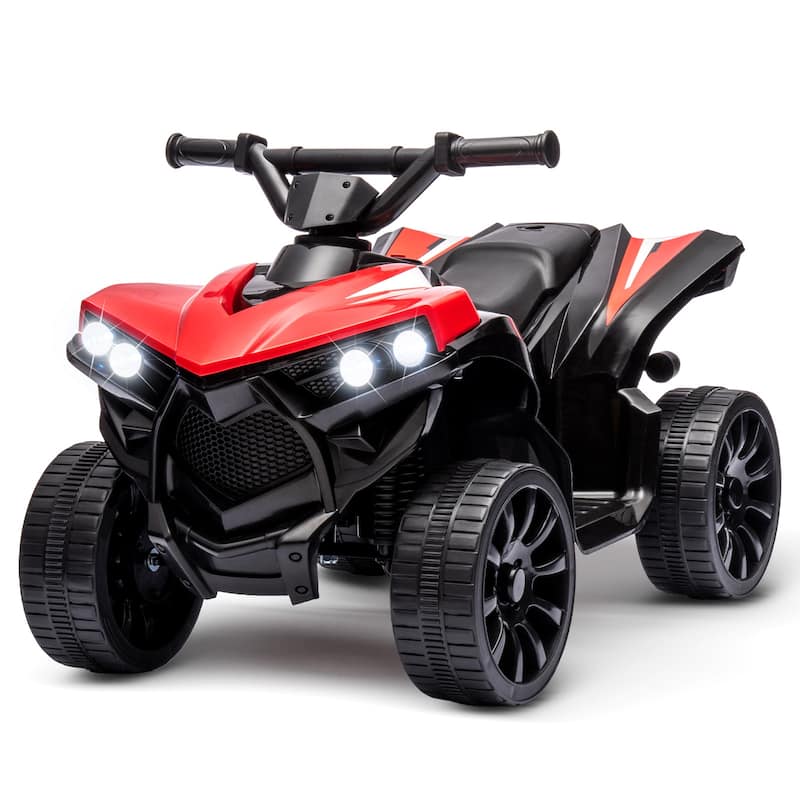 4 Wheeler ATV, Wear-Resistant Wheels - Red