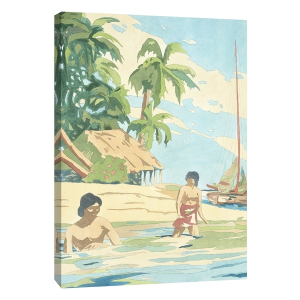 PTM Images 9-108452 PTM Canvas Collection 10" x 8" - "Isle I" Giclee Men and Women Art Print on Canvas