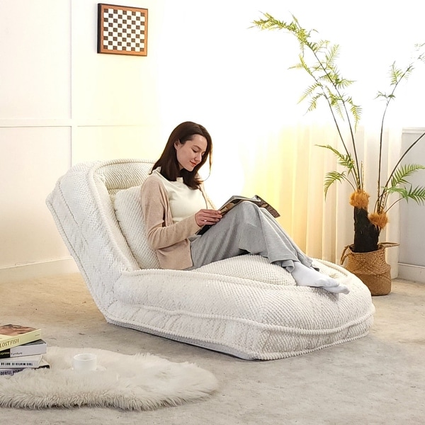 5 Adjustable Position Bedroom Lazy Sofa Couch, Living Room Human