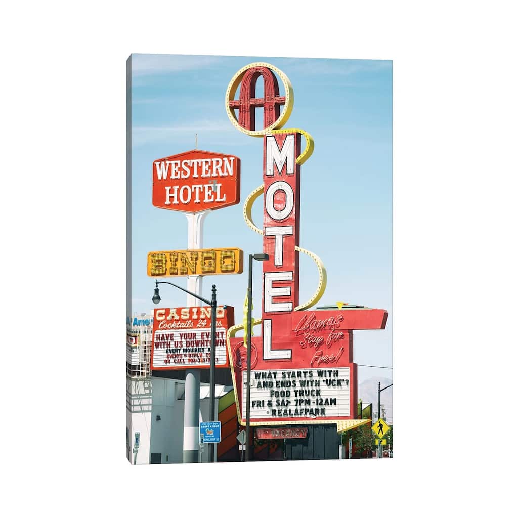 iCanvas "American West - Old Las Vegas" by Philippe Hugonnard Canvas Print