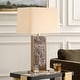 preview thumbnail 2 of 5, Uttermost Lafferty Marble Table Lamp
