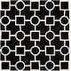 preview thumbnail 72 of 82, SAFAVIEH Handmade Cambridge Tula Modern Moroccan Wool Rug 6' Square - Black/Ivory - Square