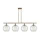 Option Brushed Brass / Clear Deco Swirl