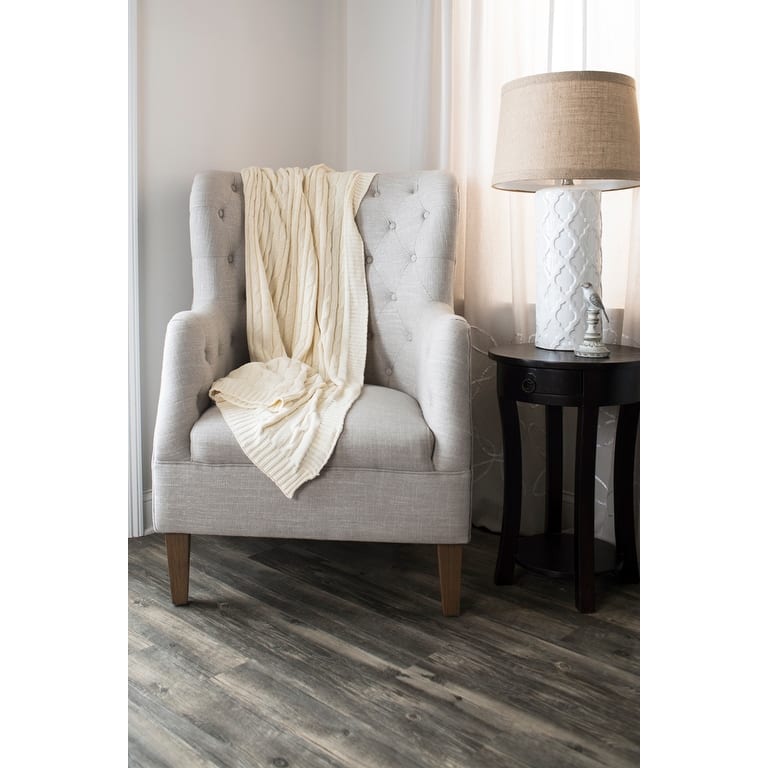 Rizzy Home Cable Knit Sweater Throw