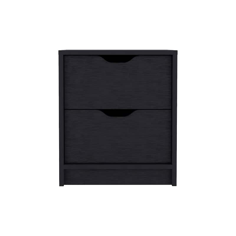 Bennett 2 Piece Bedroom Set, Nightstand + Dresser,The curio features six ample drawers