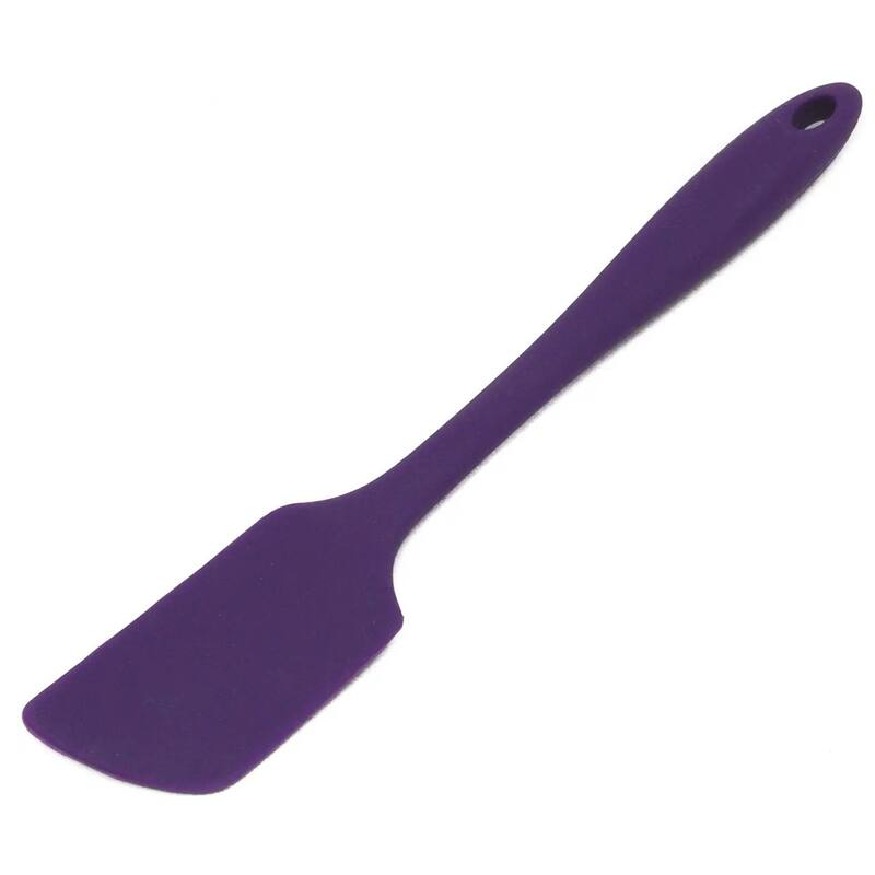 Chef Craft 11" Premium Heat Resistant Silicone Angled Spatula - Purple