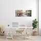 preview thumbnail 8 of 13, Stupell Traditional Town Square Landscape Vintage Bistro Architecture Canvas Wall Art - Green
