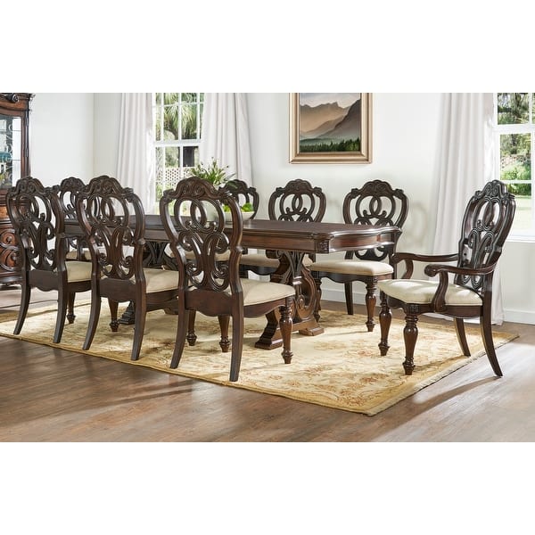 Richland Pecan Finish Traditional Dining Set by Greyson Living On