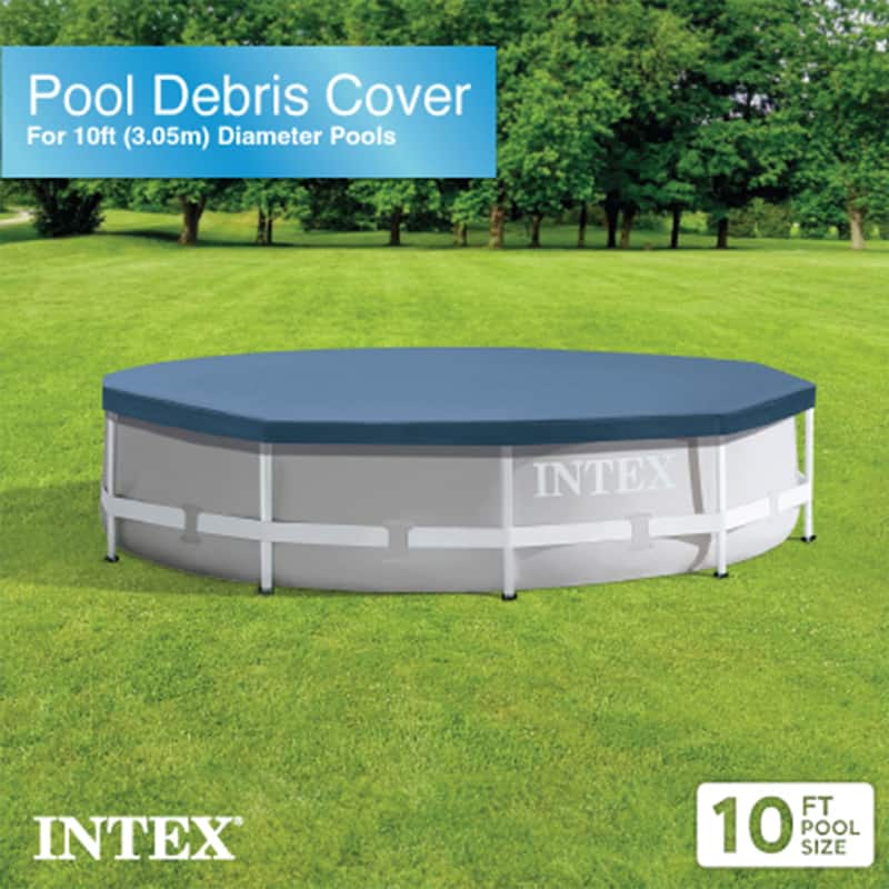 Intex 10ft x 10ft x 30in Pool w/ 10 Foot Round Pool Cover and Filter Cartridge - 45.98