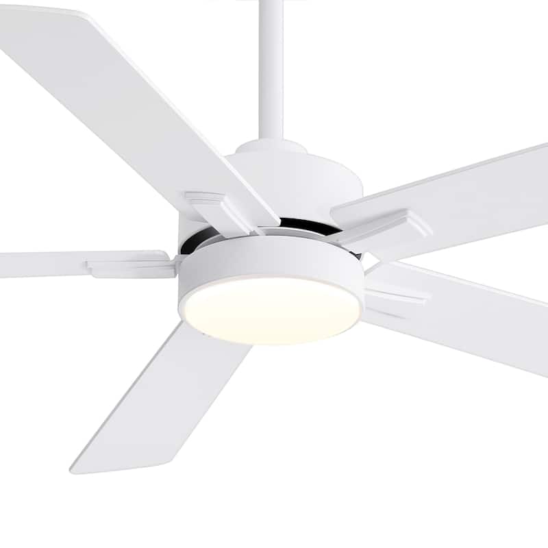 52 inch 5 Blade LED Ceiling Fan with Remote and Light Kit