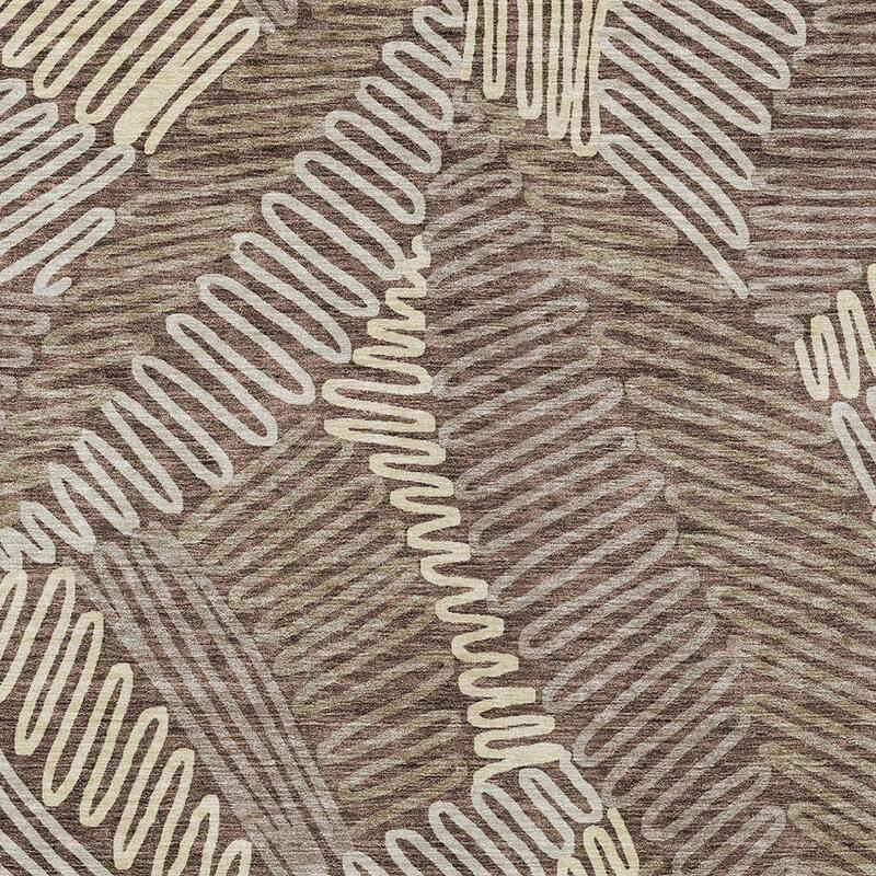 HomeRoots Floral Transitional Rectangle Outdoor Rug