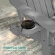 preview thumbnail 21 of 54, Bonosuki 2-Piece Folding Adirondack Chairs with Retractable Ottoman, Fire Pit Patio Chair with Cup Holder