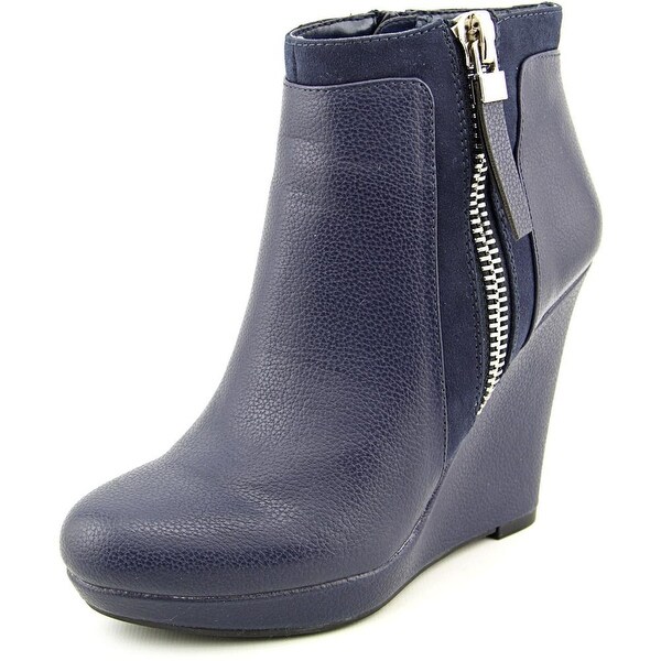 Bar III Trixie Round Toe Synthetic Bootie