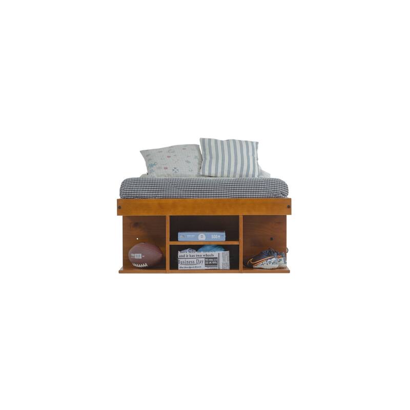 Copper Grove Rivne Storage Platform Bed with Drawers and Shelves