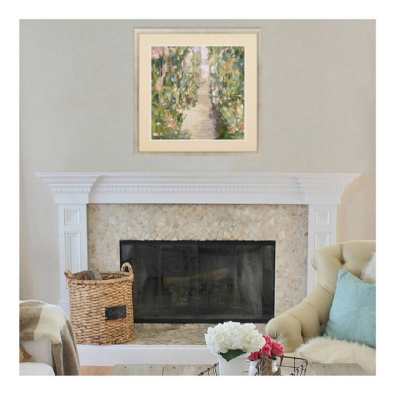 Garden Delight - Lane Framed Art Giclee Under Glass - Pink