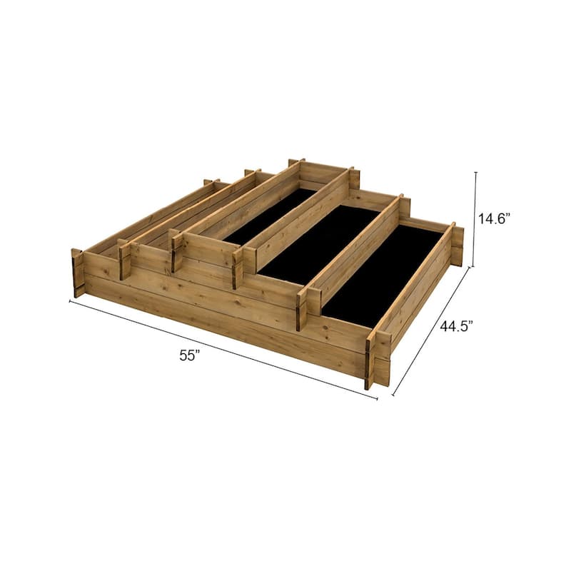 Wooden Garden On-Ground Raised Beds