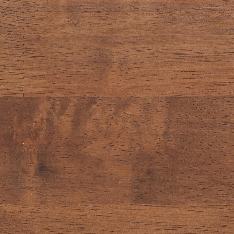 Deance Retro-Modern Walnut Brown Finished Wood Queen Size Platform Bed