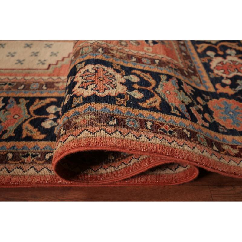 Vegetable Dye Sultanabad Oriental Area Rug Handmade Wool Carpet - 8'3" x 9'7"