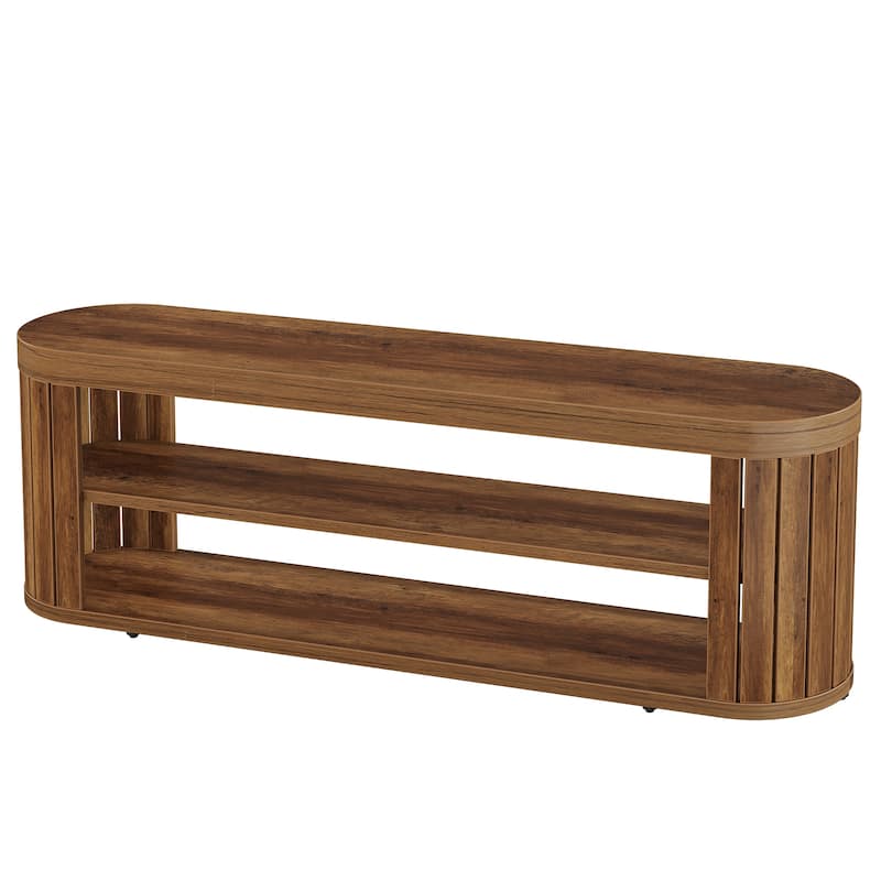 TV Stand with Storage Shelf, Media Console, Living Room Bedroom Entertainment Center Accent Television Stand