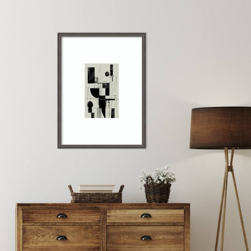 Interconnected No. 1 by Cartissi Wood Framed Wall Art Print