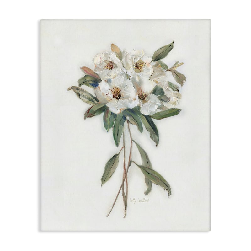 Stupell White Wildflower Bundle Canvas Wall Art Design By Sally Swatland - 16 x 20