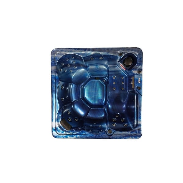 slide 2 of 4, Hudson Bay Spas 6-person 34-jet Spa with Stainless Jets- Majestic Shell Color