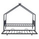 preview thumbnail 10 of 81, Metal house bed with trundle