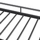 preview thumbnail 19 of 40, Metal Daybed with Trundle Bed and Curved Handle