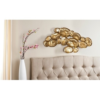 SAFAVIEH Coral Plate Wall Decor - 38" x 1.5" x 18"