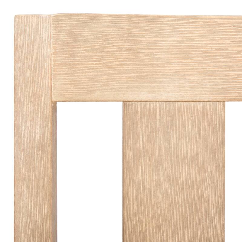 SAFAVIEH Couture Lurana Fabric/ Wood Outdoor Dining Chair (Set of 2) - 22.4" x 25.2" x 38.8" - 22Wx25Dx39H