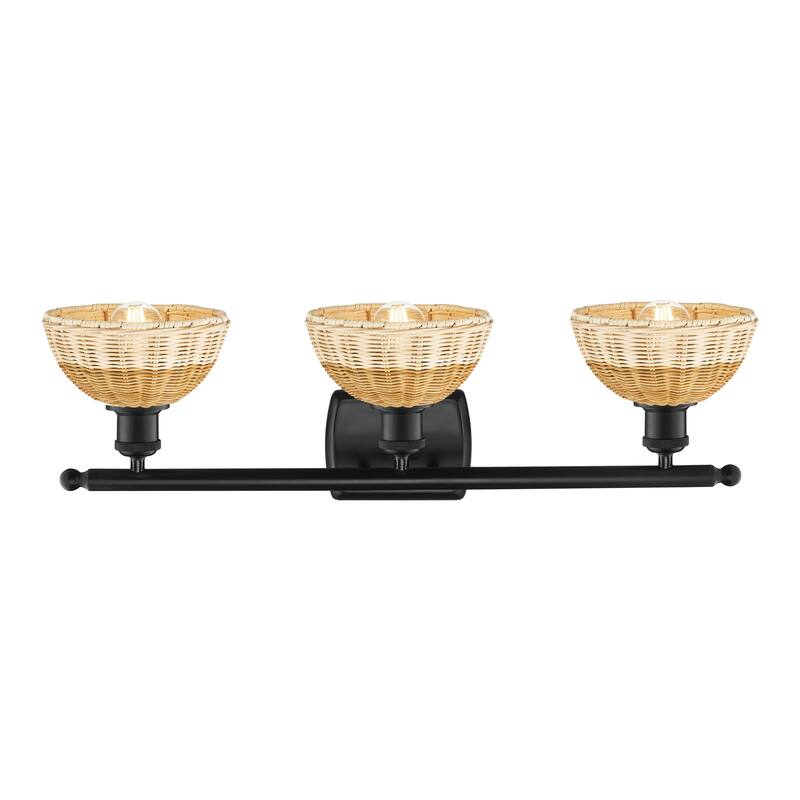 Innovations Lighting Endless Possibilities Ballston - Bristol Natural II - 3 Light 28" Bath Vanity Light