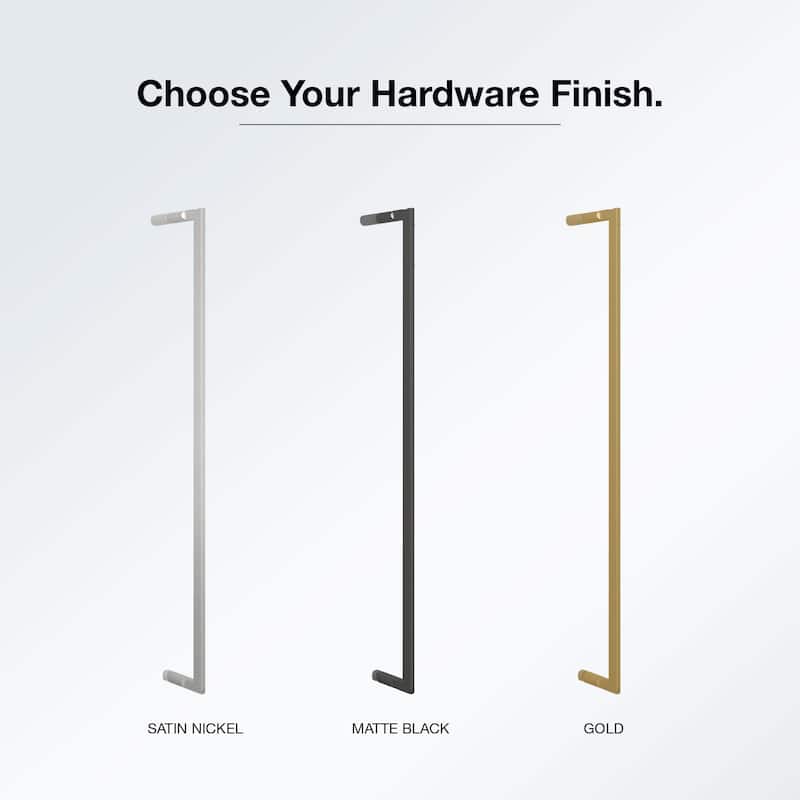 Ove Decors 15SGP-SELB72 Selby 74" High x 72" Wide Sliding Frameless