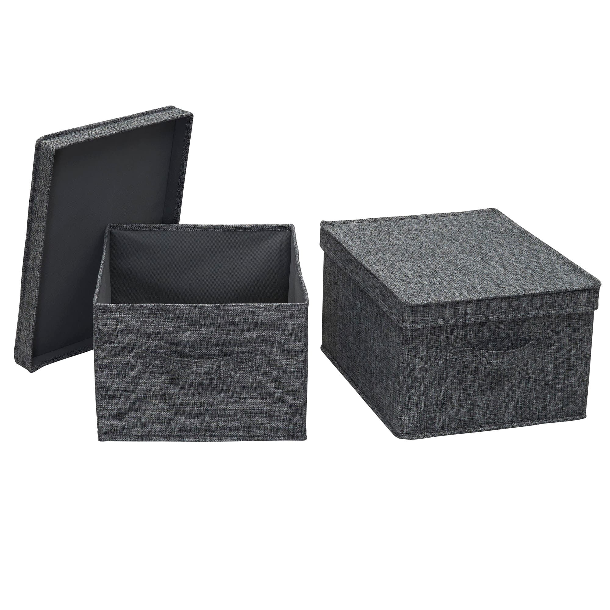 Large black on sale storage bins