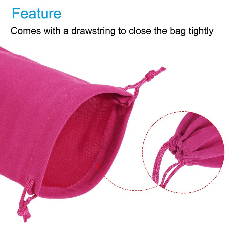 Microfiber Pouch Soft Storage Drawstring Gift Bags for Glasses Wedding